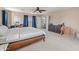 Primary bedroom with king bed and access to the bathroom at 18611 N 22Nd St # 2, Phoenix, AZ 85024