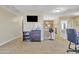 Upstairs loft area with a desk and plenty of storage at 1923 N Cocoa Ct, Casa Grande, AZ 85122