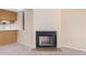 Cozy corner fireplace in living room at 2020 W Union Hills Dr # 201, Phoenix, AZ 85027