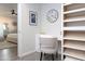 Charming workspace with built-in shelving and ample light at 2230 N 87Th Ter, Scottsdale, AZ 85257