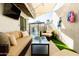 Relaxing patio with seating area and view of the pool at 2230 N 87Th Ter, Scottsdale, AZ 85257
