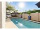 Refreshing blue swimming pool in backyard at 2230 N 87Th Ter, Scottsdale, AZ 85257