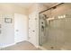 Bathroom with a glass-enclosed shower and a sleek design at 267 E Santa Lucia Ln, Queen Creek, AZ 85140