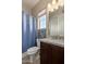 Clean bathroom with granite countertop and updated fixtures at 2827 E Bellerive Dr, Gilbert, AZ 85298