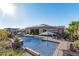 Stunning pool with brick patio and solar panels at 2827 E Bellerive Dr, Gilbert, AZ 85298