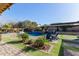 Spacious backyard with a sparkling pool and patio area at 2827 E Bellerive Dr, Gilbert, AZ 85298