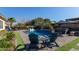 Inviting backyard oasis with sparkling pool, spa, and ample seating at 2827 E Bellerive Dr, Gilbert, AZ 85298