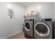 Laundry room with washer and dryer at 5512 W Cavedale Dr, Phoenix, AZ 85083