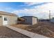 Large backyard with detached workshop and shed at 6443 E Alder Ave, Mesa, AZ 85206
