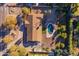 An elevated view of the house, showing the layout and pool at 6613 W Sweetwater Ave, Glendale, AZ 85304