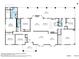Home floor plan with 5 bedrooms, multiple baths, large living areas, and a pool at 6613 W Sweetwater Ave, Glendale, AZ 85304