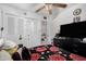 Bedroom with a double bed, TV, and ample closet space at 6654 N 43Rd Ave, Glendale, AZ 85301