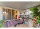 Outdoor patio with seating area and access to the interior at 6654 N 43Rd Ave, Glendale, AZ 85301