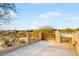 Spacious rooftop deck with mountain views and metal railing at 74 N Muleshoe Rd, Apache Junction, AZ 85119