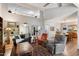 Spacious living room with hardwood floors and a loft at 7438 E Hum Rd # 101, Carefree, AZ 85377