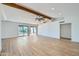 Spacious living area with hardwood floors and sliding doors at 10241 N Nicklaus Dr, Fountain Hills, AZ 85268