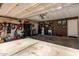 Spacious garage with workshop area and storage at 1350 W Seascape Dr, Gilbert, AZ 85233