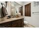 Bathroom with a vanity, toilet and shower at 15402 E Crested Butte Trl, Fountain Hills, AZ 85268