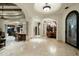 Grand entryway with tile floors and arched hallways at 15402 E Crested Butte Trl, Fountain Hills, AZ 85268