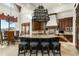 Gourmet kitchen with large island and custom cabinetry at 15402 E Crested Butte Trl, Fountain Hills, AZ 85268