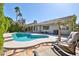 Sparkling pool with beautiful landscaping and seating area, perfect for enjoying sunny days and outdoor gatherings at 1656 E Montoya Ln, Phoenix, AZ 85024