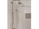 Elegant shower with rainfall shower head and subway tile at 1656 E Montoya Ln, Phoenix, AZ 85024