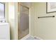 Bathroom with shower and washer at 17200 W Bell Rd # 439, Surprise, AZ 85374