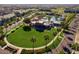 Aerial view of community amenities, including pool and green space at 20771 W Windsor Blvd, Buckeye, AZ 85396