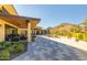 Large community patio with seating and mountain views at 20771 W Windsor Blvd, Buckeye, AZ 85396