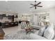 Open living room with comfortable seating and access to the kitchen at 20771 W Windsor Blvd, Buckeye, AZ 85396