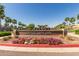Brick sign for the Heritage Swim Park at 20771 W Windsor Blvd, Buckeye, AZ 85396