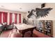Game room features a pool table and media storage at 2415 W Desperado Way, Phoenix, AZ 85085