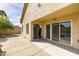 Lovely covered patio area with access to desert landscaping at 3024 E Siesta Ln, Phoenix, AZ 85050