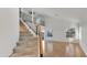 Carpeted staircase leading to an open loft area at 3024 E Siesta Ln, Phoenix, AZ 85050