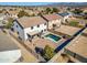 Aerial view of house, pool, and backyard, showcasing the property's size and features at 30313 W Mitchell Ave, Buckeye, AZ 85396