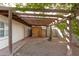 Backyard with covered patio and gravel area at 3126 E Monte Vista Rd, Phoenix, AZ 85008