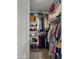 Large walk-in closet with ample shelving and hanging space at 3462 E Riopelle Ave, Gilbert, AZ 85298