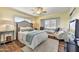 Charming bedroom with bay window and hardwood floors at 3817 N Jokake Dr, Scottsdale, AZ 85251