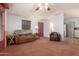 Living room with bay window and open floor plan at 437 E Germann Rd # 24, San Tan Valley, AZ 85140