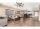 Spacious living room features tile floors and an open floor plan at 472 W Dragon Tree Ave, Queen Creek, AZ 85140