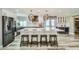 Modern kitchen with stainless steel appliances and an island with seating at 7520 N Via De Manana --, Scottsdale, AZ 85258