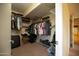 Spacious walk-in closet with ample shelving and hanging space at 7940 E Camelback Rd # 608, Scottsdale, AZ 85251