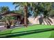 Landscaped backyard putting green, great for practice at 8330 E Captain Dreyfus Ave, Scottsdale, AZ 85260