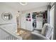Bright Bedroom with built-in closet and comfy chair at 8856 E Altadena Ave, Scottsdale, AZ 85260