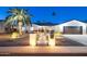 Modern single story home with landscaped walkway and two car garage at 8856 E Altadena Ave, Scottsdale, AZ 85260