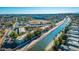 Aerial view of apartment complex by Tempe Canal Trail and Light Rail station at 2220 W Dora St # 215, Mesa, AZ 85201