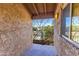 Private balcony with view of trees and water at 2220 W Dora St # 215, Mesa, AZ 85201