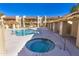 Community pool and spa area at 2220 W Dora St # 215, Mesa, AZ 85201
