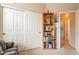 Spacious bedroom closet with built-in shelving and ample storage at 2472 E Vermont Dr, Gilbert, AZ 85295