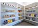 Well-organized pantry with ample shelving for food storage at 27034 N 153Rd Dr, Surprise, AZ 85387
